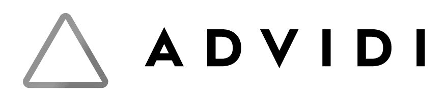 Advidi landscape logo black