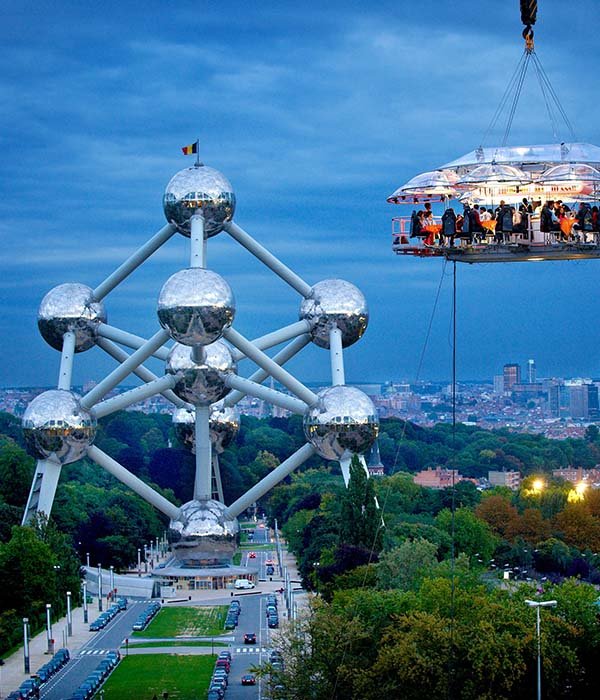 Event destination Belgium - atomium dinnerinthesky