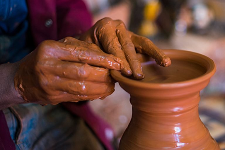 Incentive travel pottery baking