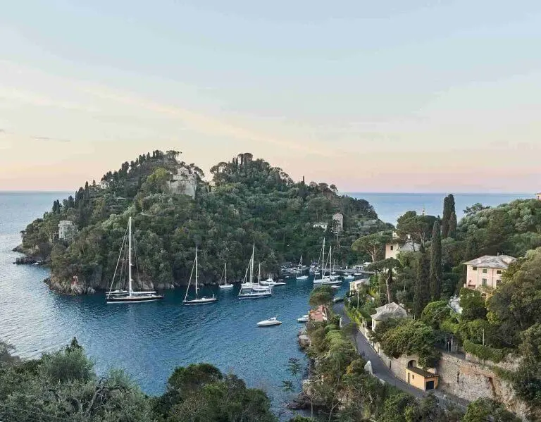 Scenic views of Portofino, Italy, as an event destination